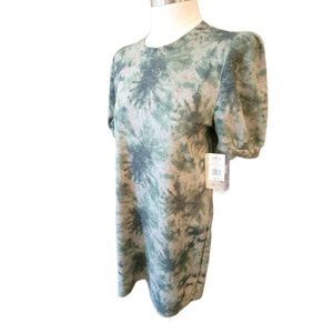 Lily Rose Olive Green and Pink Dress Shirt Style Midi Woman's Size XXL JJ3080